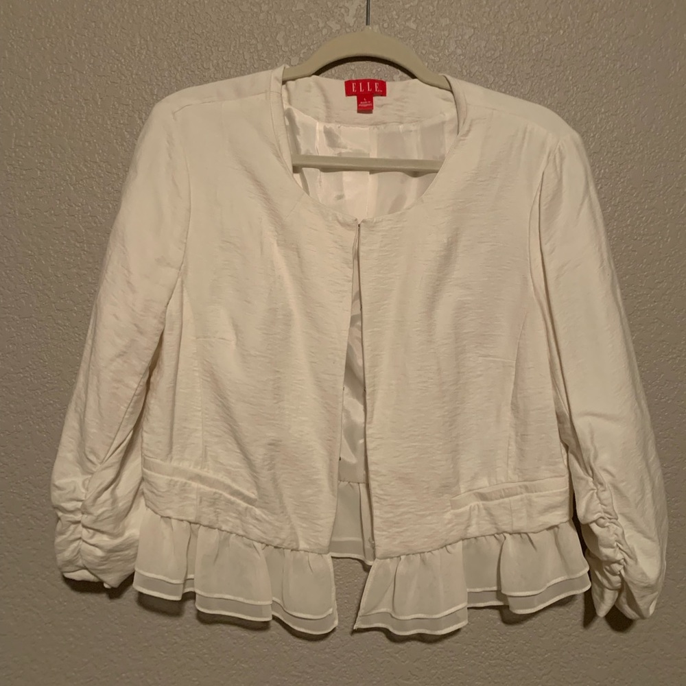 Elle Blazer, Size L, White